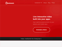 Tablet Screenshot of hotswitch.com